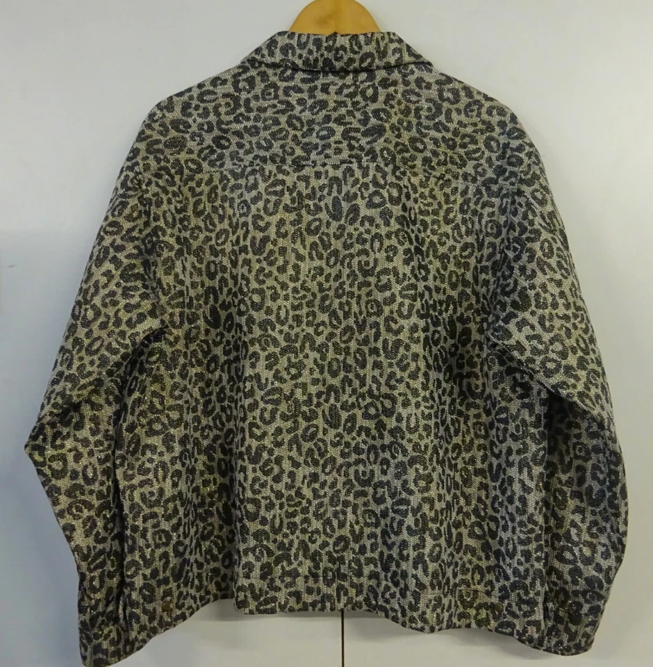 NWT SASS & BIDE "Wildest Dreams" Oversized Jacket In Animal Print Size 14 - $550 - Image 3 of 4