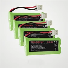 Cordless Phone Battery for BT183342 BT283342 BT162342 BT262342 BT166342 (4-Pack)