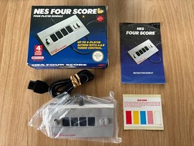Nintendo NES Four Score - Four Player Module - Complete with Unused Stickers