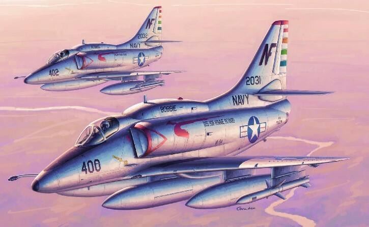 1/32 Trumpeter A4F Skyhawk Attack Aircraft | eBay