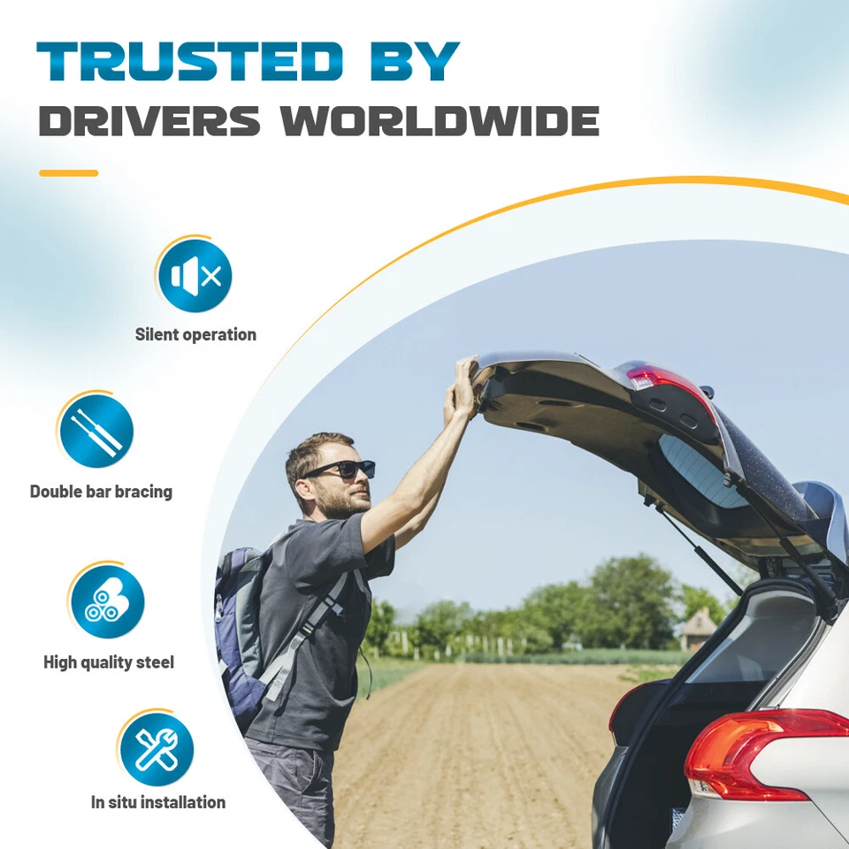 Para Mercedes-Benz CL500 CL600 CL55 AMG 2x Capó Delantero Elevador Soportes Amortiguadores Puntales Foto 4 de 4