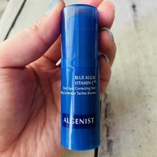 New ALGENIST Blue Algae Vitamin C Dark Spot Correcting Peel 0.3 fl oz travel