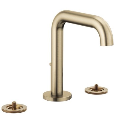 Brizo Litze: Widespread Lavatory Faucet - Less Handles - Luxe Gold 65335LF-GLLHP