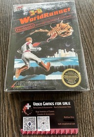 3-D WorldRunner Complete in Box CIB Hangtab FIRST PRINT Nintendo NES 1987 RARE🔥