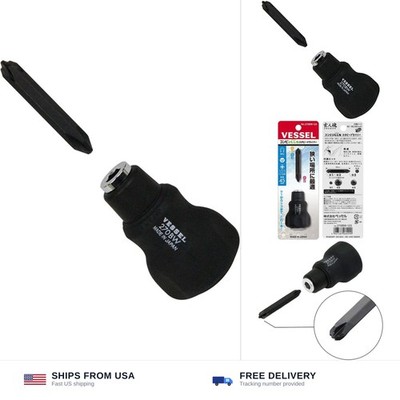 VESSEL Combi Plus Stubby Screwdriver [No.270BW-123] (Japan Import)