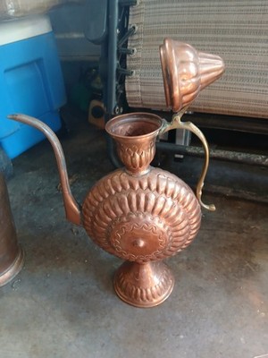 Antique Copper Arabic Turkish Ewer
