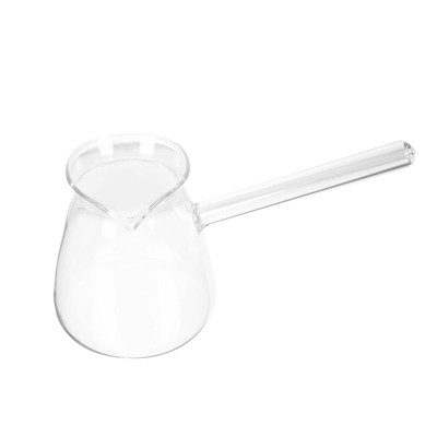 Espresso Cups Turkish Coffee Pot Butter Warming Pot Glass Milk Warmer Pot Gre...