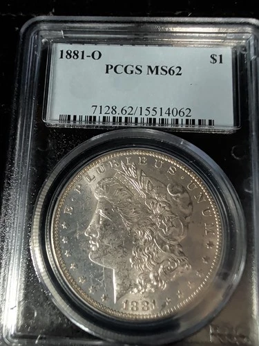 1881-O $1 Morgan Silver Dollar PCGS MS62 - 15514062