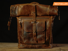   The Roosevelt  Buffalo Leather Backpack