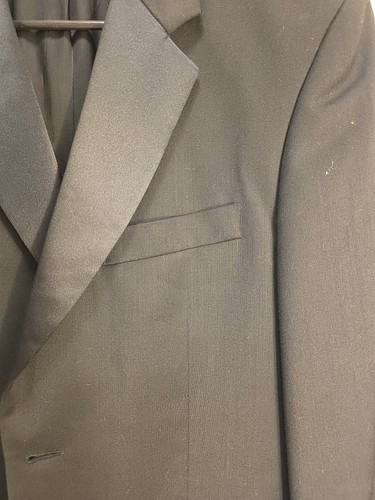 Jones New York Black Wool Blazer 100% Wool Made in Mexico 3-Button Jacket 47338 - Picture 10 of 12