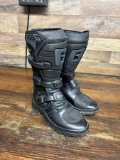 Gaerne G-Adventure Black Mens Size 6 Motorcycle Boots made in Italy