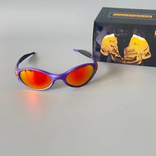Oakley Purple Jacket Flames Sunglasses Gorpcore Outdoor y2k rare vintage