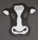 2 Wisconsin State Cow Chip Throw Holstein Paper Mask "Chip Deflector"  2003 — photo 2