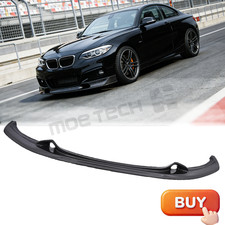 Real Front Bumper Lip Splitter For Bmw F22 M-sport M235i M240i 2014-2019