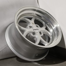 16x8 Silver Machined Lip Wheels Klutch Sl2 4x100 15 Set Of 4 73.1 16x8 Silver Machined Lip Wheels Klutch Sl2 4x100 15 Set Of 4 73.1