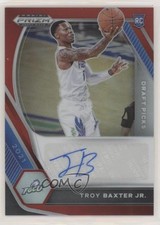 2021-22 Panini Prizm Draft Picks Red 173/199 Troy Baxter Jr #DP-TBJ Auto w1k