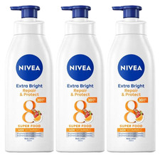 NIVEA Extra Bright Repair Protect Body Lotion SPF30 PA 3x350ml