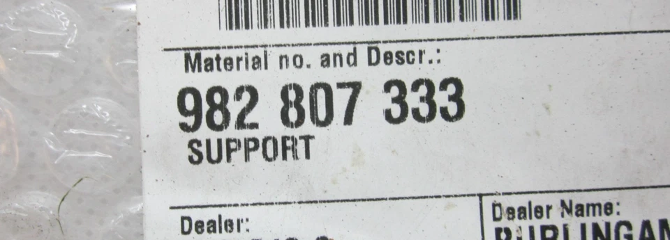 Soporte de rejilla de barra de parachoques delantera izquierda dd50956 Porsche 718 Cayman Boxster 2017 2024 Foto 4 de 4