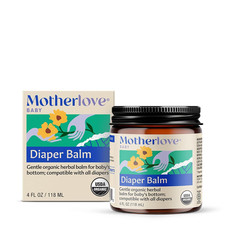 Diaper Balm 4 Oz Organic Herbal Diaper Rash Cream  Cloth Diaper Safe, Zinc Oxid