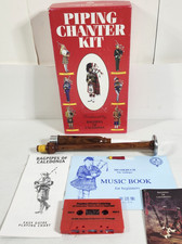 Piping Chanter Kit By Bagpipes Of Caledonia With Tape and Manual