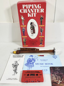 Piping Chanter Kit By Bagpipes Of Caledonia With Tape and Manual