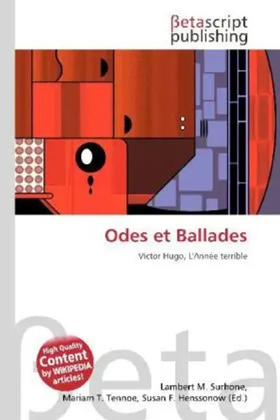 Lambert M. Surhone (U. A.) | Odes Et Ballades | Taschenbuch | Englisch (2026)-image