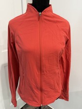 Athleta Full Zip Strech Jacket Med Athletic Wear activewear Sportswear