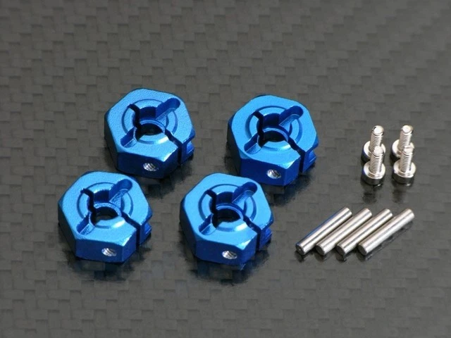 Tuning Radmitnehmer f. Tamiya TT-01 TT01 E + DF-02 DF02 Alu Tuning, 12mm 6Kant - Bild 2 von 2