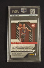 Panini 2018-19 Prizm Trae Young Hawks #78 Rookie Base Set PSA Graded Card. rookie card picture