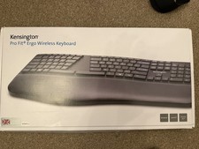 Kensington Pro Fit Ergo Wireless Keyboard with quiet and spill proof keys BNIB 