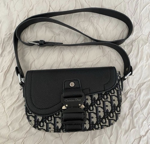 DIOR Saddle Mini Oblique Jacquard Shoulder Bag for Men&Women Unisex Bag