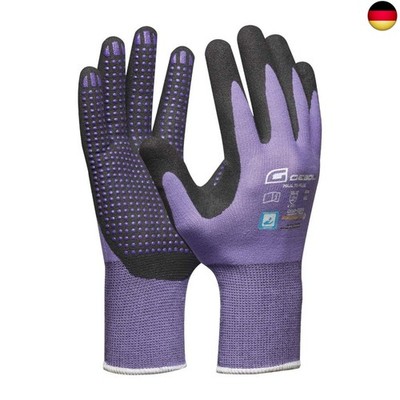 Gebol Multi Flex Lady, 1 Paar Arbeitshandschuhe Damen, Nitril-beschichtete