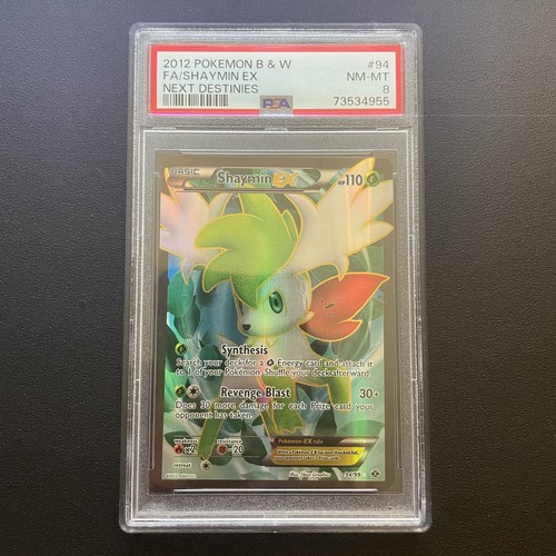 Shaymin-EX graded PSA 8 for sale on eBay