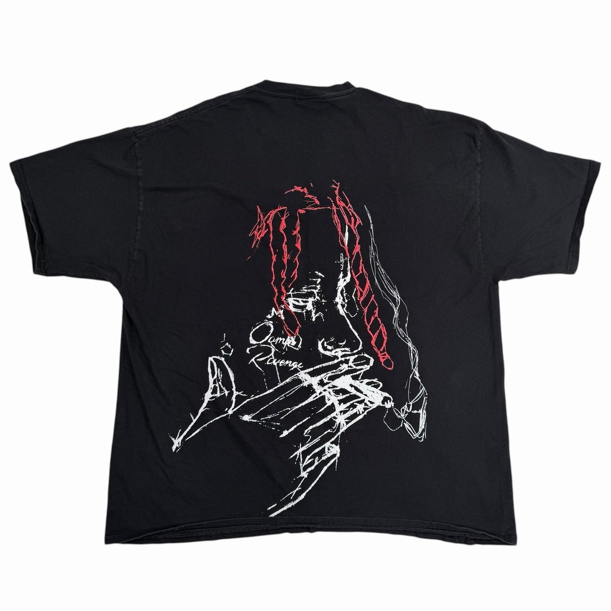 Revenge x Trippie Redd Smoking T-Shirt Men's XXL Hip Hop Rap Tee