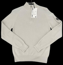 Belstaff Guide Quarter Zip Pullover Stone Bei...