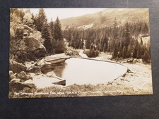CORA, SUBLETTE County, WYOMING 1949 HOBACK CANON Highway, JACKSON Postcard WYO