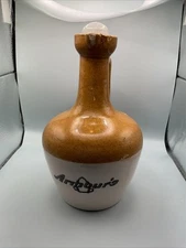 Vintage Armour's Old Stoneware Pottery Advertising Whiskey Jug 8"
