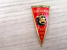 plaque vélo cycle ancien Jean Thomann Paris 1920 neuve old bicycle 1940 ? 1950 ?