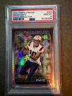 2024 Topps Chrome - Drake Maye #203 Prism Refractor (RC) Patriots PSA 10
