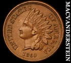 1860 (Round) Indian Head Cent - Almost Unc / Uncirculated  Semi-key  #i5922