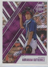 2017 Panini Elite Extra Edition Aspirations Purple /200 Abraham Gutierrez 8w0