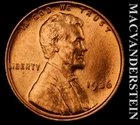 1936 Lincoln Wheat Cent - Choice Gem Brilliant Uncirculated  Lustrous  #L5044