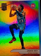 Jaden Ivey 2023-24 Donruss Elite Basketball Holo Base Card #28 Detroit Pistons