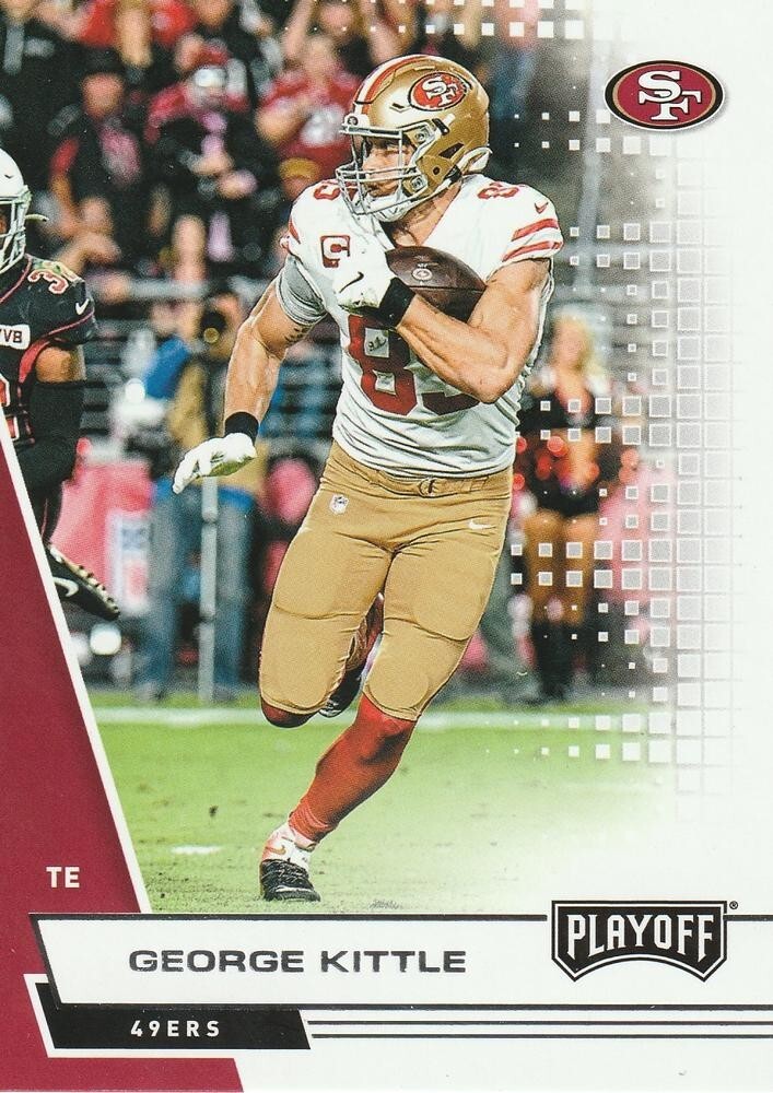 2020 Panini Playoff George Kittle Card #109 San Francisco 49ers
