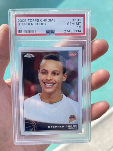 2009 Topps Chrome Stephen Curry #321 924/999 PSA 10