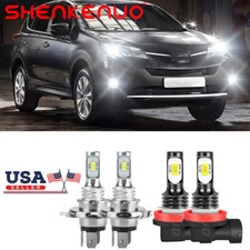 Per Toyota Highlander 2008-2010 Kit Faro Led Faro Alto/Basso + Lampadine Fendinebbia