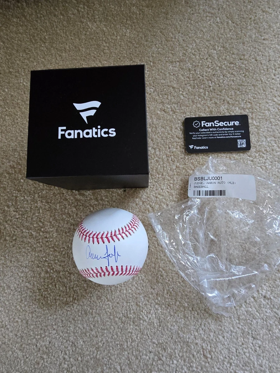 Aaron Judge Fanatics Authentic Original Autographed Baseball MLB