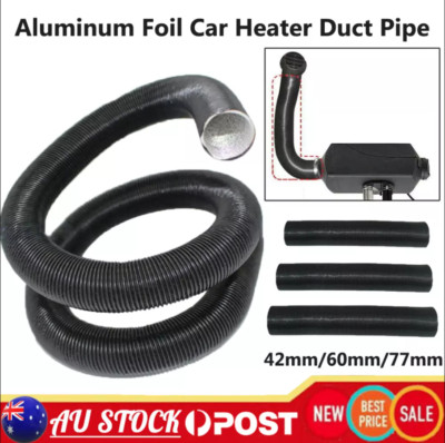 Webasto Dometic Heater Hose Aluminum Air Duct Hose 75mm For Diesel Parking Heater Webasto 5KW 80CM 100cm Hot Cold Air Duct For RV Trailer