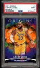LeBron James Card 2021-22 Origins Orange (pop 1) #6 PSA 9