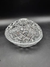 Clear Glass Egg Candy Dish With Lid  4 1/2 x 3"  EASTER